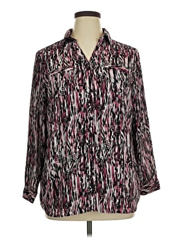 Christopher & Banks Long Sleeve Blouse (view 1)