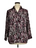 Christopher & Banks 100% Polyester Burgundy Long Sleeve Blouse Size XL (petite) - photo 1