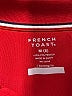 French Toast 100% Polyester Red Short Sleeve Polo Size 8 - photo 3