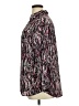 Christopher & Banks 100% Polyester Burgundy Long Sleeve Blouse Size XL (petite) - photo 5