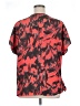 CALVIN KLEIN JEANS Red Short Sleeve Blouse Size 0X - photo 2