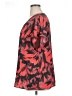CALVIN KLEIN JEANS Red Short Sleeve Blouse Size 0X - photo 5