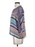Gypsy 05 100% Silk Blue 3/4 Sleeve Silk Top Size XS - photo 5