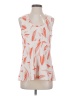 Classiques Entier Orange Sleeveless Silk Top Size S - photo 1