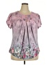 Unbranded Pink Short Sleeve Blouse Size 2X - photo 1