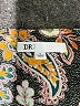 DR2 100% Polyester Paisley Black Short Sleeve Blouse Size S - photo 7