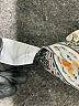 DR2 100% Polyester Paisley Black Short Sleeve Blouse Size S - photo 8
