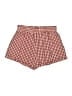 Shein Checkered-gingham Red Shorts Size L - photo 2