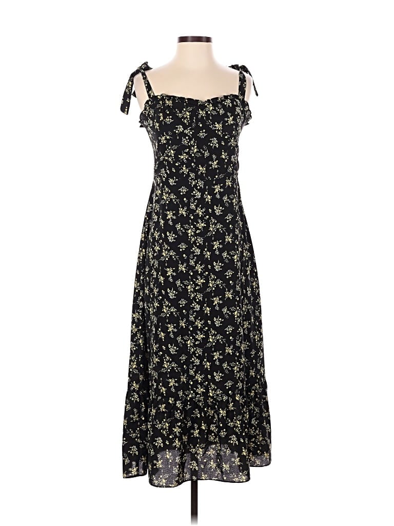 Pre-owned Opt Casual Dress In Black