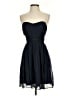J.Crew 100% Silk Solid Black Blue Cocktail Dress Size 4 - photo 1