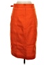 Ann Taylor Solid Orange Formal Skirt Size 2 - photo 2