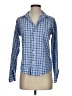Frank & Eileen 100% Cotton Checkered-gingham Blue Long Sleeve Button-Down Shirt Size S - photo 1