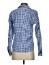 Frank & Eileen 100% Cotton Checkered-gingham Blue Long Sleeve Button-Down Shirt Size S - photo 2