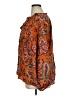 Oddi Paisley Orange Long Sleeve Blouse Size 1XL - photo 5