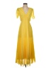 ASOS 100% Polyester Yellow Cocktail Dress Size 4 - photo 1