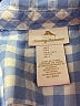 Tommy Bahama Checkered-gingham Blue Short Sleeve Button-Down Shirt Size 7 - photo 3