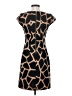 MICHAEL Michael Kors Animal Print Brown Casual Dress Size 2 - photo 2
