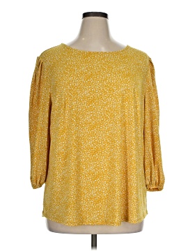Adrianna Papell 3/4 Sleeve Blouse