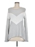Peace of Cloth Chevron-herringbone Gray Pullover Sweater Size M - photo 1