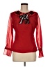 Mocha Apparel Red Long Sleeve Blouse Size M - photo 1