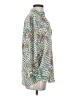 Zara Print Green 3/4 Sleeve Blouse Size S - photo 4