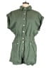 Bucketlist 100% Cotton Solid Green Romper Size L - photo 1