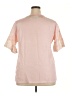 Unbranded Pink Short Sleeve Blouse Size XL - photo 2