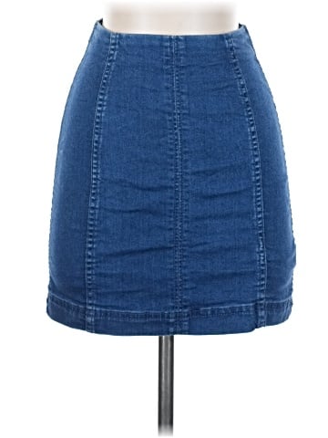 Free People Denim Skirt (view 1)