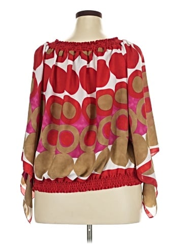 Ashley Stewart 3/4 Sleeve Blouse (view 2)