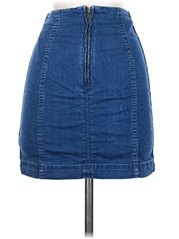 Free People Denim Skirt (view 2)