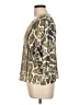 Chico's 100% Polyester Tan 3/4 Sleeve Blouse Size Lg (2) - photo 5
