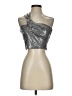 Signature 8 Silver Sleeveless Top Size S - photo 1