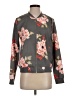 A Dip of Darling 100% Polyester Floral Gray Jacket Size S - photo 1