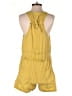 Free People 100% Cotton Solid Yellow Romper Size S - photo 2