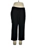 Peter Nygard Solid Black Active Pants Size 16 - photo 1
