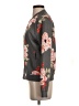 A Dip of Darling 100% Polyester Floral Gray Jacket Size S - photo 5
