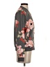 A Dip of Darling 100% Polyester Floral Gray Jacket Size S - photo 4