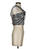 Signature 8 Silver Sleeveless Top Size S - photo 4