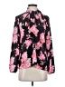 J.Crew 100% Polyester Floral Black Long Sleeve Blouse Size S - photo 1