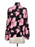 J.Crew 100% Polyester Floral Black Long Sleeve Blouse Size S - photo 2