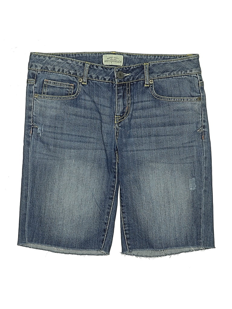 Pre-owned Aéropostale Denim Shorts In Blue