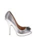 Badgley Mischka Silver Heels Size 9 - photo 1