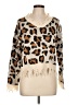 Full Circle Trends With Love 100% Acrylic Animal Print Tan Pullover Sweater Size L - photo 1