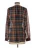 Maeve Plaid Brown Long Sleeve Blouse Size S - photo 2