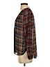 Maeve Plaid Brown Long Sleeve Blouse Size S - photo 5