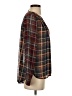 Maeve Plaid Brown Long Sleeve Blouse Size S - photo 4