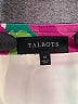 Talbots 100% Cotton Print Pink Formal Skirt Size 14 - photo 4