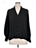 Treasure & Bond 100% Polyester Black 3/4 Sleeve Blouse Size 1X - photo 1