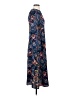 I. Madeline 100% Polyester Paisley Blue Casual Dress Size S - photo 4