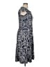 Alex Evenings 100% Polyester Paisley Blue Casual Dress Size 14 - photo 4